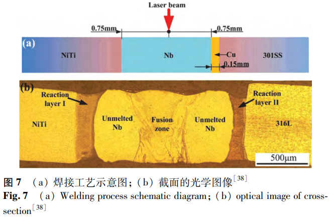 面向生物醫(yī)學與高端裝備應(yīng)用：鎳鈦合金/不銹鋼異種焊接缺陷抑制、相組成調(diào)控及接頭服役性能提升技術(shù)研究進展與核心問題剖析